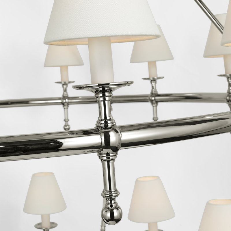 Classic 20 - Light Chandelier, Polished Nickel