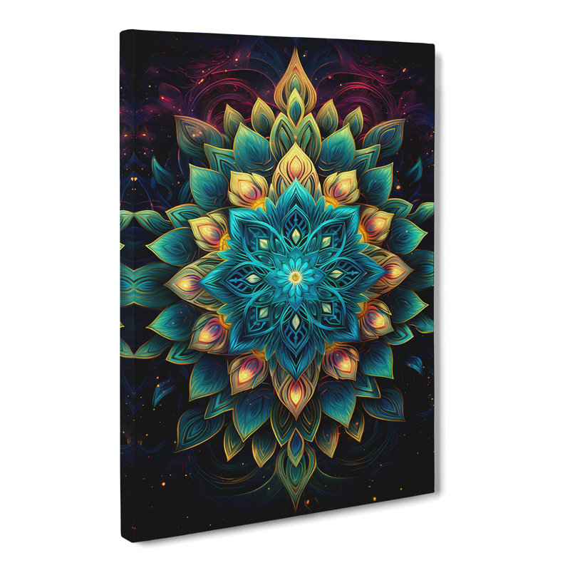 Mandala Informel No.4 - Wrapped Canvas, 50cm H x 35cm W x 3cm D