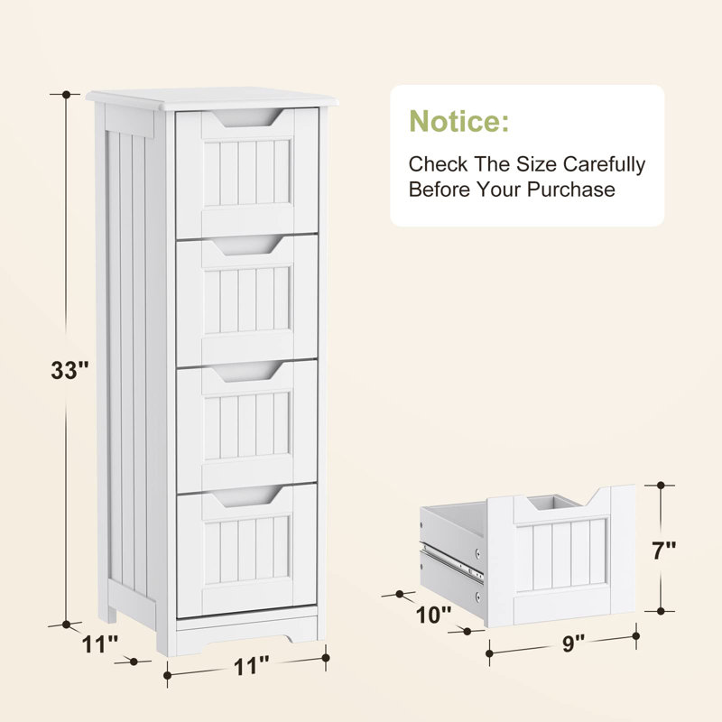 Armoire de rangement 33 po, Blanc