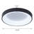 1 - Light Simple Design Classic LED Energy Saving Dimmable Flush Mount Ceiling Light-743209308-711476869