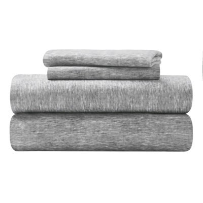 Superior Melange Flannel Cotton Two-Toned Fuzzy Warm Deep Pocket Sheet Set