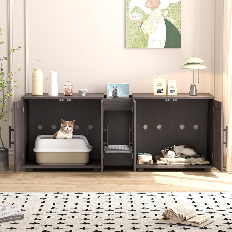 Litter Box Enclosure, Tan
