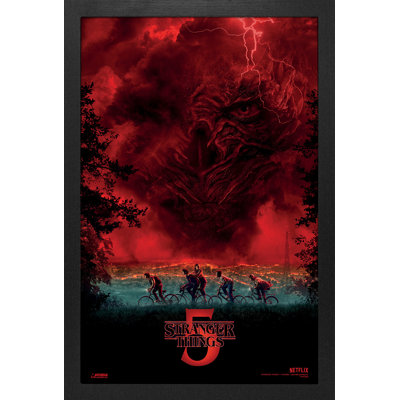 Stranger Things 5 - Vecna Sky-11x17 Framed Print (Gel-Coated)