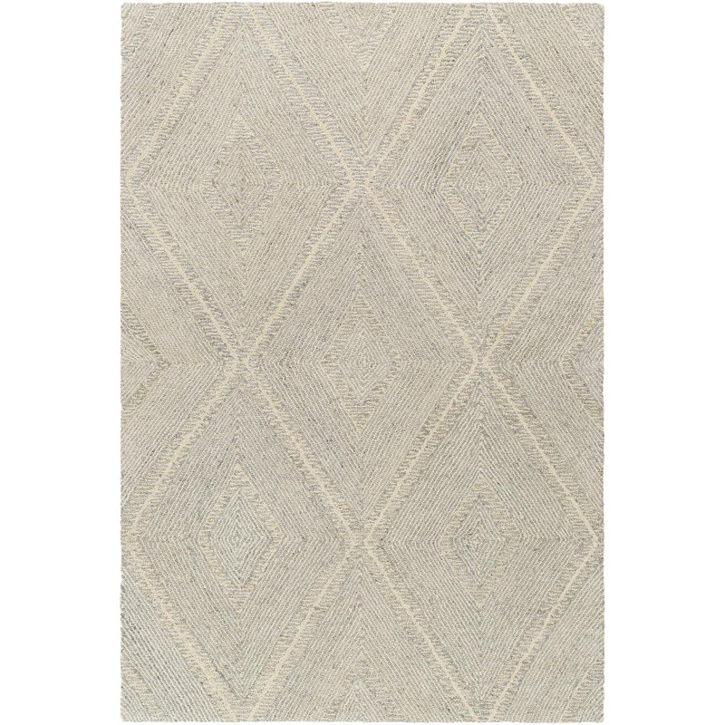 Elmina Wool Geometric Indoor Rug, Rectangle 2' x 3'
