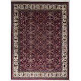 Hand Knotted Oriental Area Rug in Red