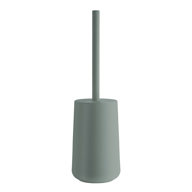 Brosse de toilette autoportante avec couvercle intégré sur la poignée , Eucalyptus