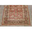Tapis unique en laine noué à la main rouge Oushak des années 1960 de 5 pi 9 po x 8 pi 10 po Chevell