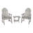 Anette Plastic Adirondack Chair with Table-428606645
