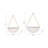 Modern Metal Half Moon Wall Indoor Hanging Planters for Patio Decor - Outdoor Flower Pots for Living Room or Home Wall Display - Set of 2, 18", 16"-284044436