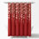 Rideau de douche simple à motif floral Weeping Flower