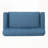 Modern Fabric Loveseat
