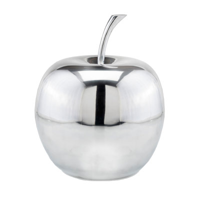 Gennoviva Aluminum Decorative Apple Tabletop Sculpture