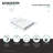 Kingston Brass Mission Ceramic Semi-Recessed Bathroom Sink