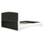 Lit plateforme simple en métal, blanc