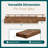 Jorgensen 1 Piece Pine Solid Wood Floating Shelves for Wall Decor, Kitchen, Bathroom, Workspace,-1917639604-1917160528