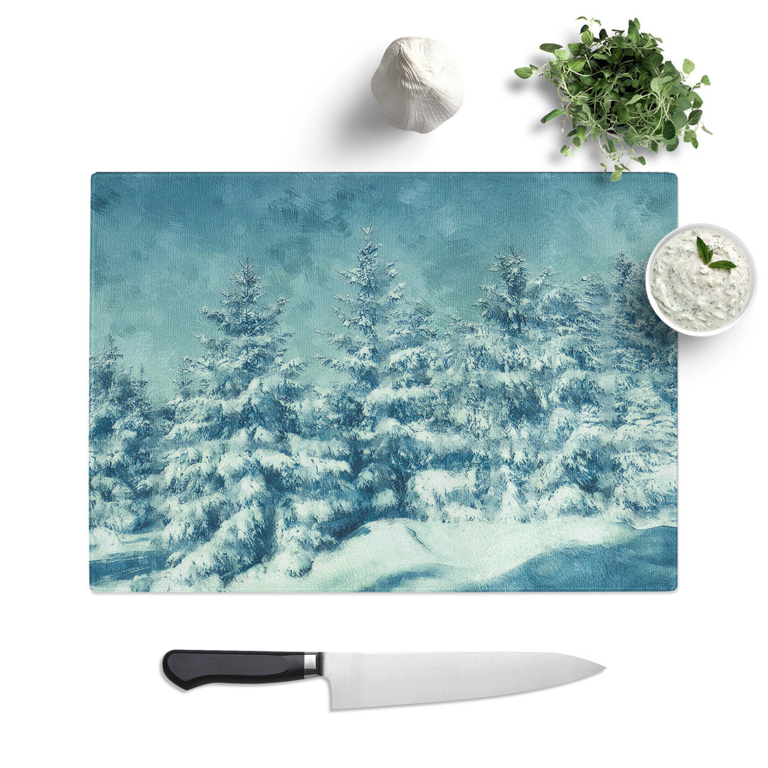 Winter Forest Vol.9 Painting Chopping Board