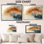 Radiant Desert Sunburst II - Modern Boho, art mural encadré-132476797-132476799