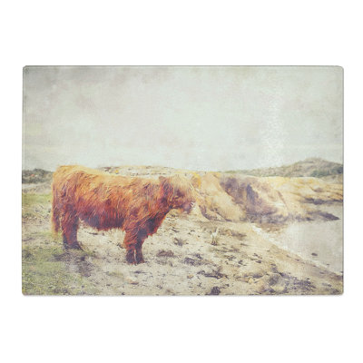 Highland Bull Cow Vol.3 Painting Chopping Board