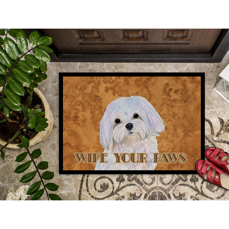 Tapis d'entrée antidérapant Talita, Rectangle 2 pi x 3 pi