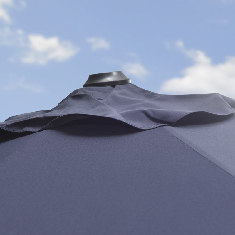 304cm Cantilever Parasol, Navy Blue