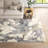 Arcus Abstract Hand Knotted Cream Area Rug-59803370
