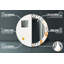 Huldar Glass Flat Wall Mirror