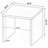 Square End Table – Black Minimalist Design