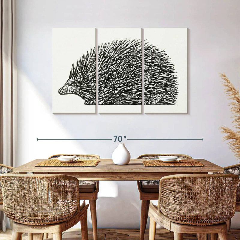 Avery Hedgehog 1891-1941, 36" H x 57" W
