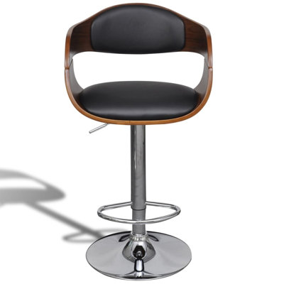 Tabouret de bar en bois massif et bois massif