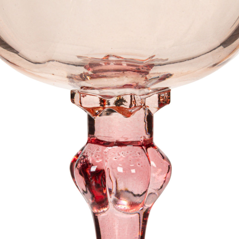 Verres à vin à deux tons