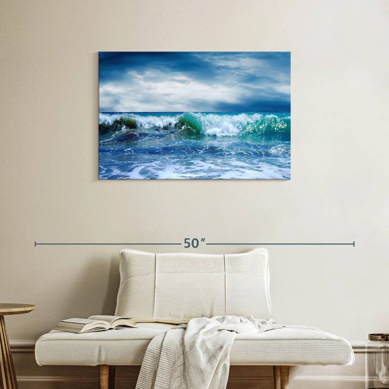 Gillard Foamy Seascape, H 24 po x l 36 po