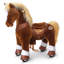 PoneyCycle, cheval à cheval avec sons, cheval de marche, poney mécanique en peluche avec frein à main, sans piles, 3 à 4 ans et 4 à 7 ans-132055376-118766964