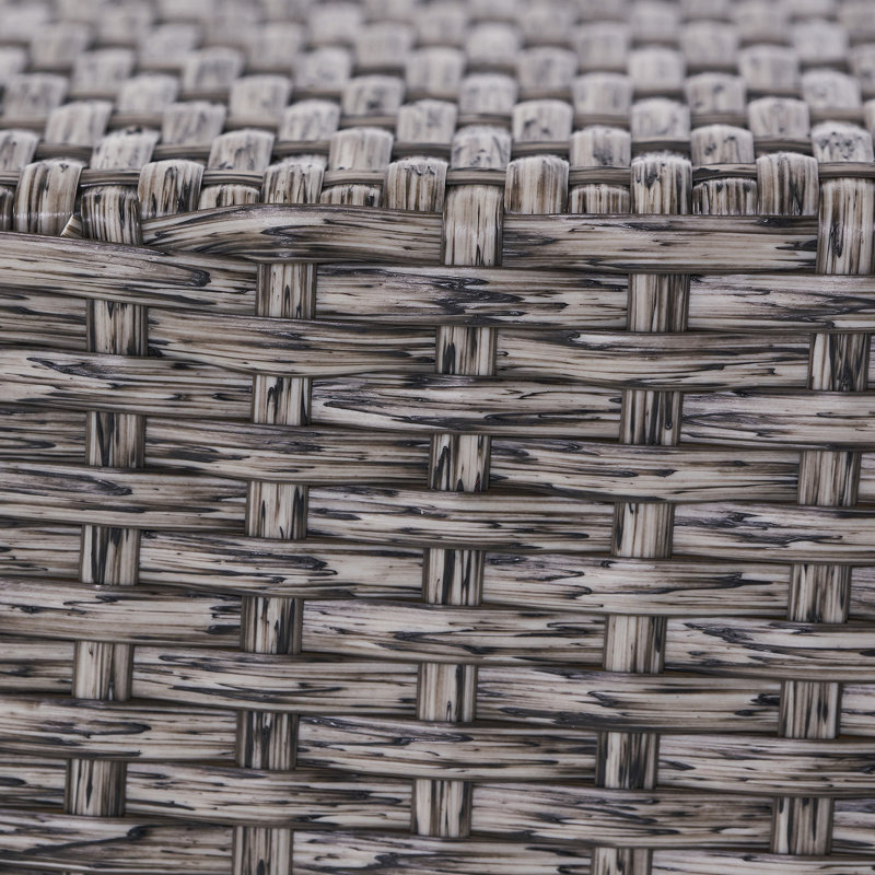 Table d'appoint Puerta, Gris clair