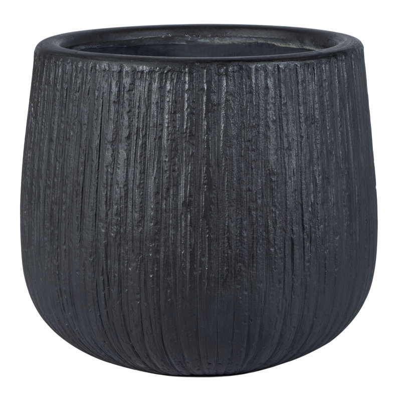 Psyllatos Pot Planter, Dark Gray