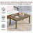 Solid Wood Teak Outdoor Coffee Table-114983545