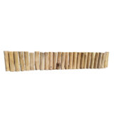 10'' H x 60'' W Tan Wood Lawn Edging