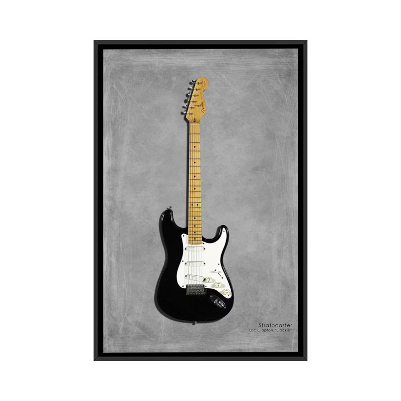 « garde-eclaptonsig blackie 77 », impression sur toile tendue, H 26 po x l 18 po x P 1,5 po, Toile avec cadre noir