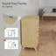 Commode Closet, commode double 4 tiroirs pour chambre à coucher