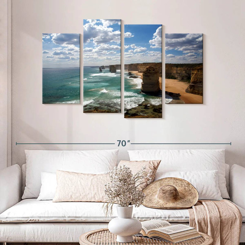 The Twelve Apostles Coast, 32" H x 52" W