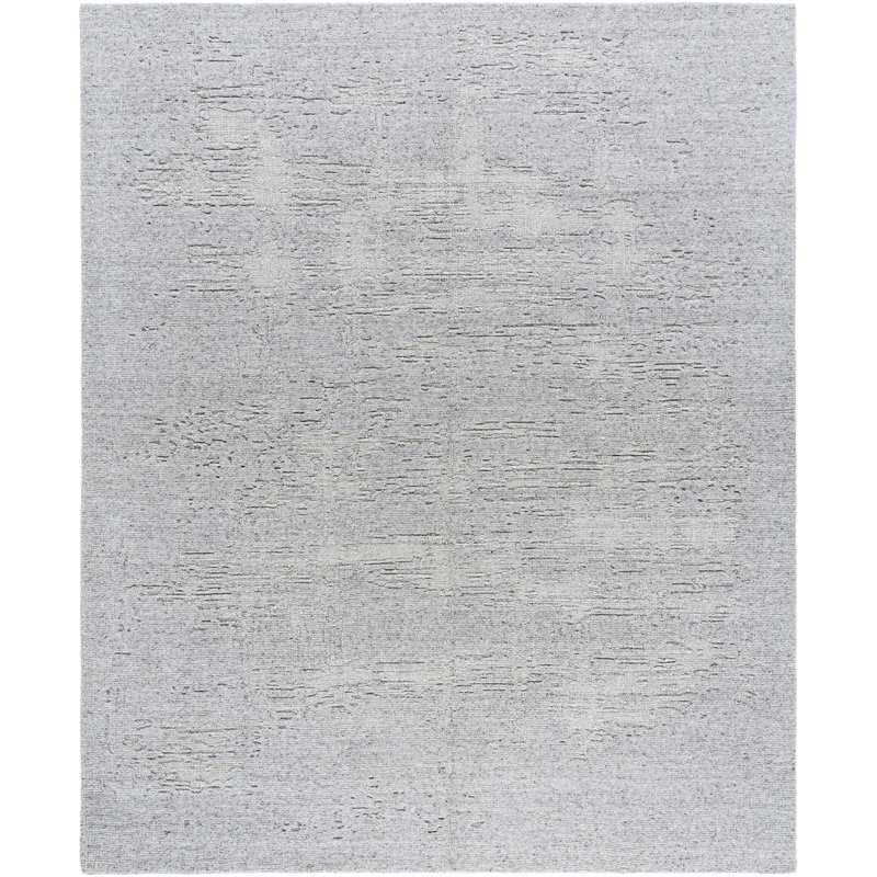 Arbora Hand Knotted Area Rug in Gray, Rectangle 2' x 3'