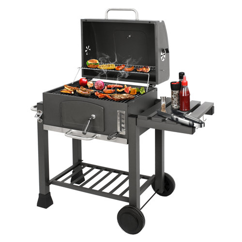 GrillFest 45'' W Barrel Charcoal Grill | Wayfair