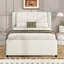 Lit plateforme double avec lit gigogne et lit gigogne double