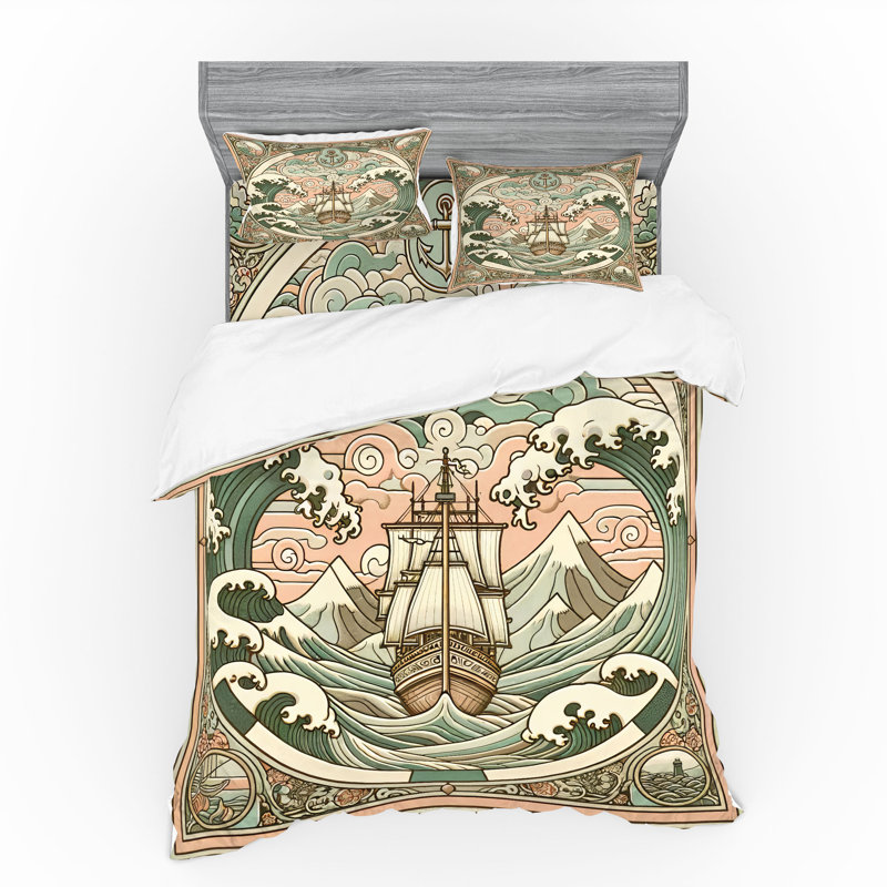 Ensemble de literie Ambesonne, King Duvet Cover + 3 Additional Pieces
