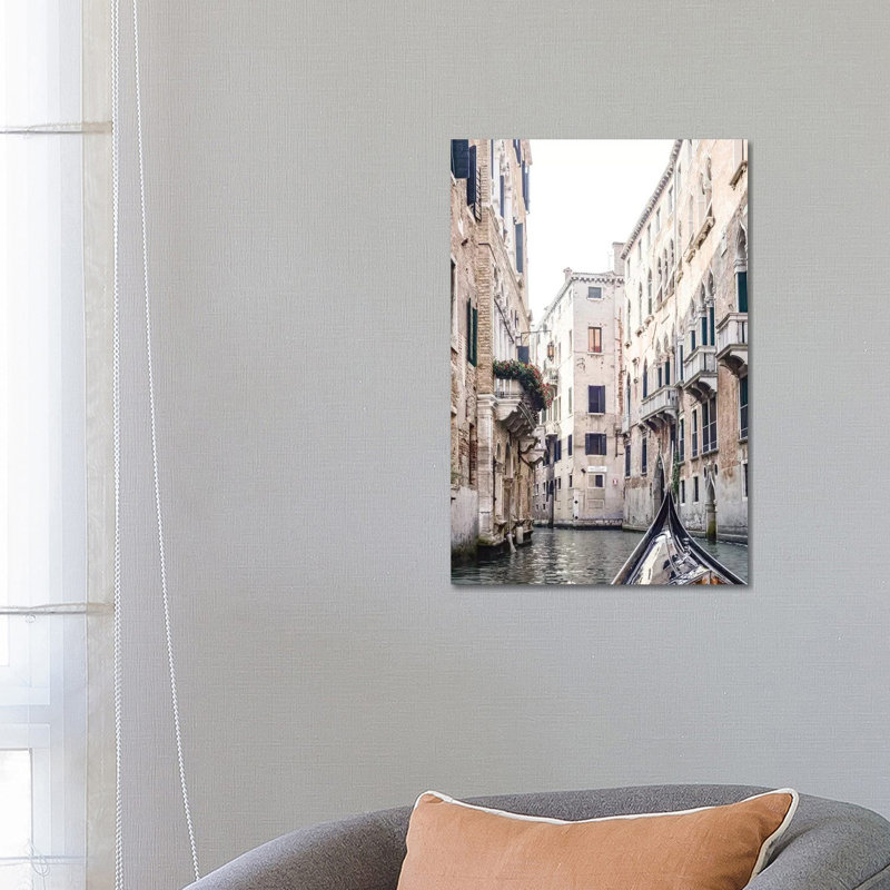 Venice View III - Print on Canvas, 66.04cm H x 45.72cm W x 1.91cm D, Wrapped Canvas