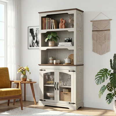 Bibliothèque standard à 5 tablettes, rangement et présentoir