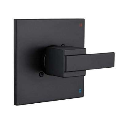 Replacement For Delta 13/14 Series Square Shower Trim Kit, Shower Cover Plate With Handle