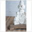 Table basse ronde antique blanche