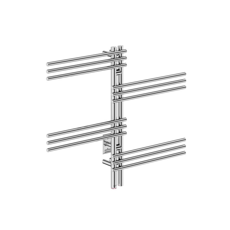 Loft Wall Mounted Towel Bar, Polished Stainless Steel