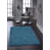 Solid Colour Shaggy Teal Area Rug