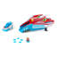 Paw Patrol Super Paws 2 en 1 Deluxe Transforming Mighty Pups Jet Command Center